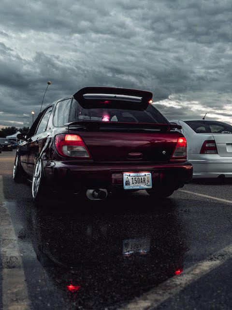 Glitches. slammed subaru impreza wagon